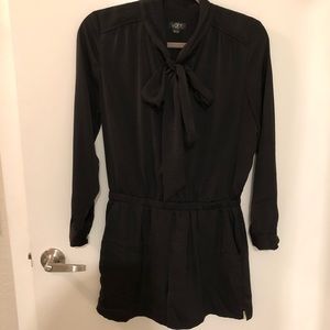 Long sleeve shorts romper